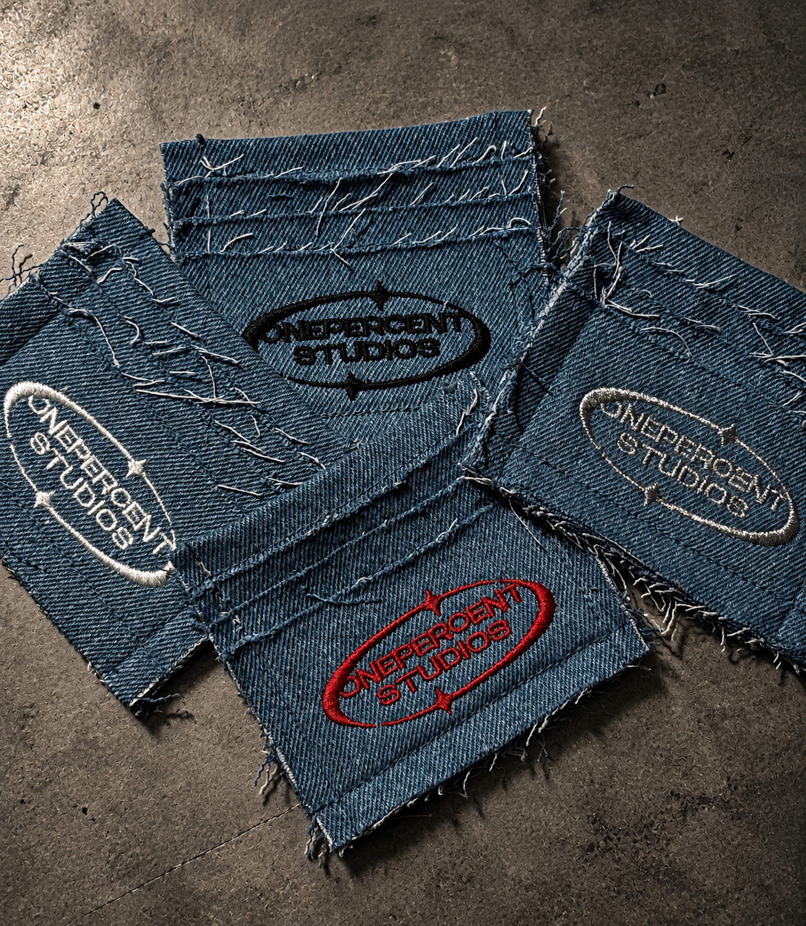 Distressed Denim Card Holder (With a Ca$h Sta$h)