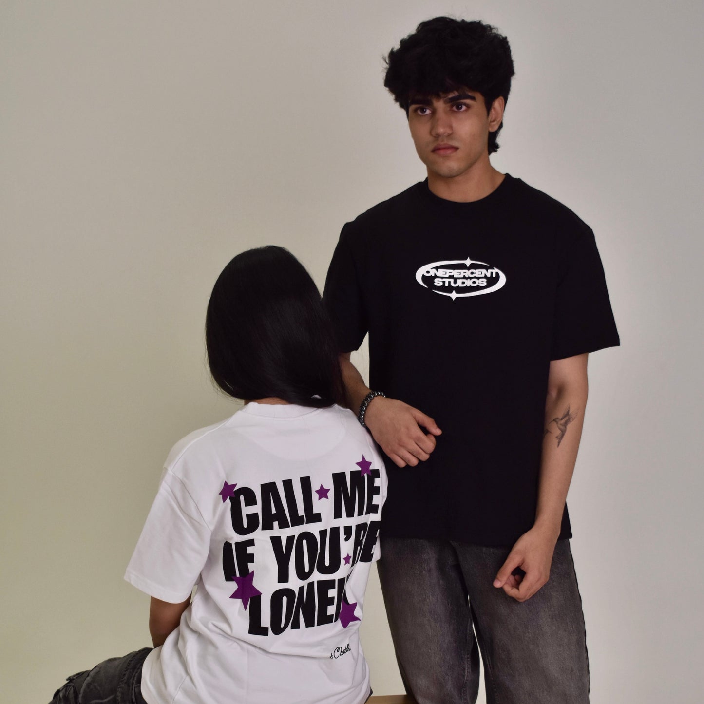 Call Me If You're Lonely Oversized Tee