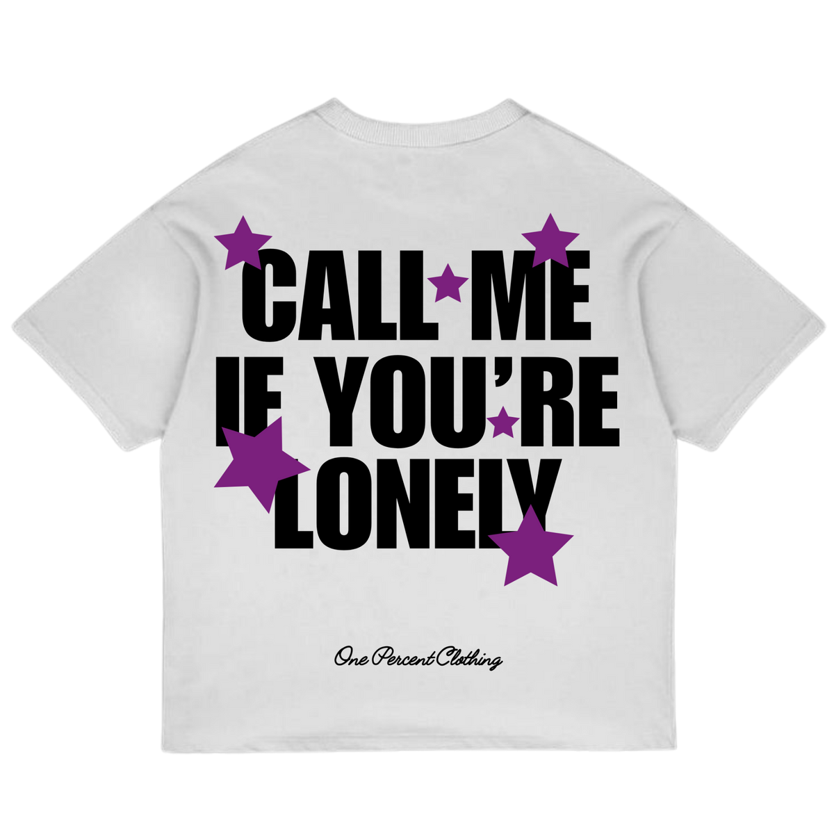 Call Me If You're Lonely Oversized Tee