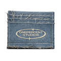 Distressed Denim Card Holder (With a Ca$h Sta$h)